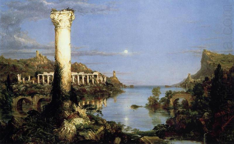 Thomas Cole Course of Empire Desolation china oil painting image